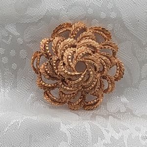 Corocraft Signed Vintage Amazingly Intricate Brooch Pin8